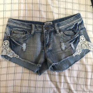 Jean shorts
